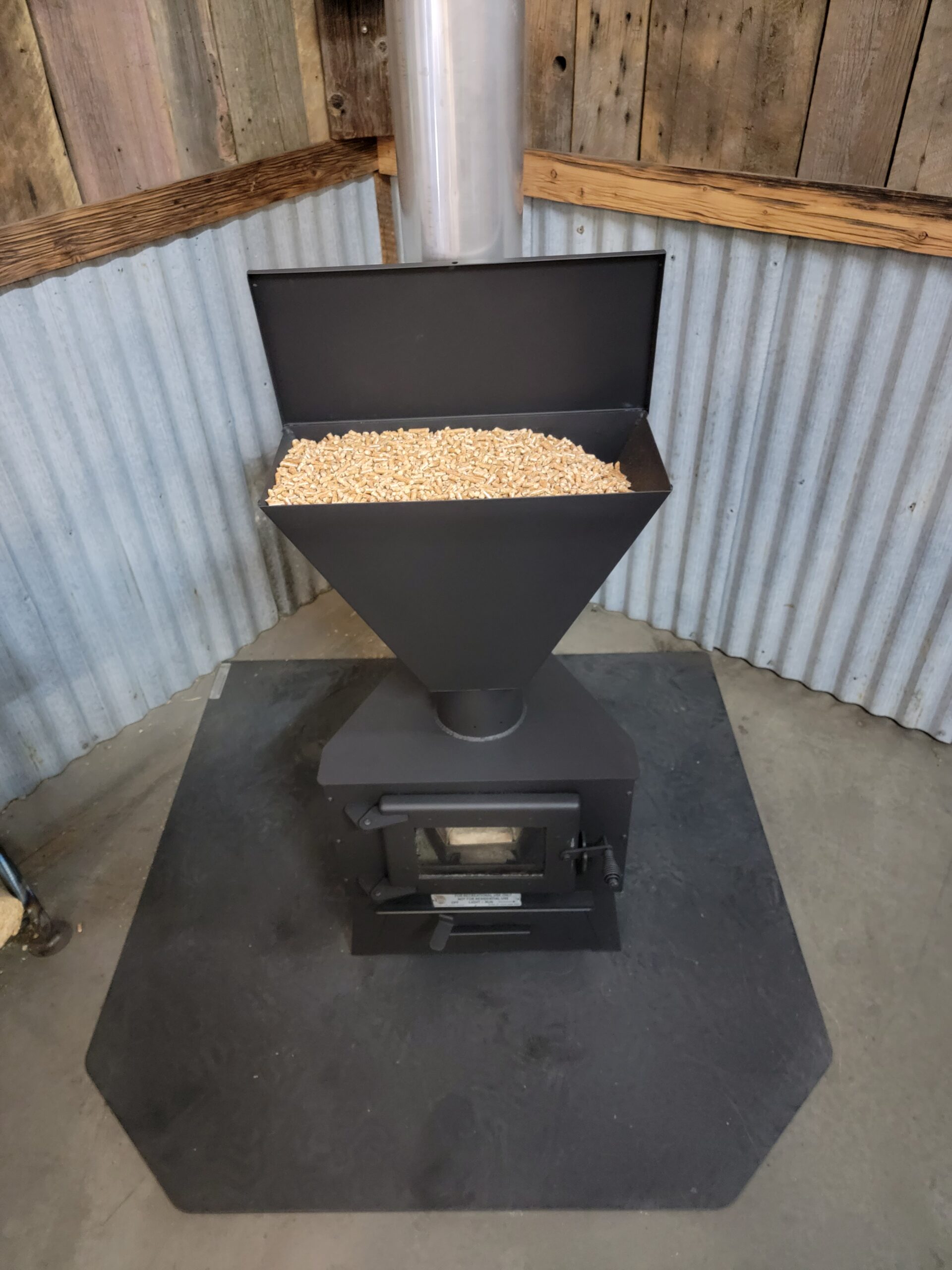 wood pellet stove for wall tent