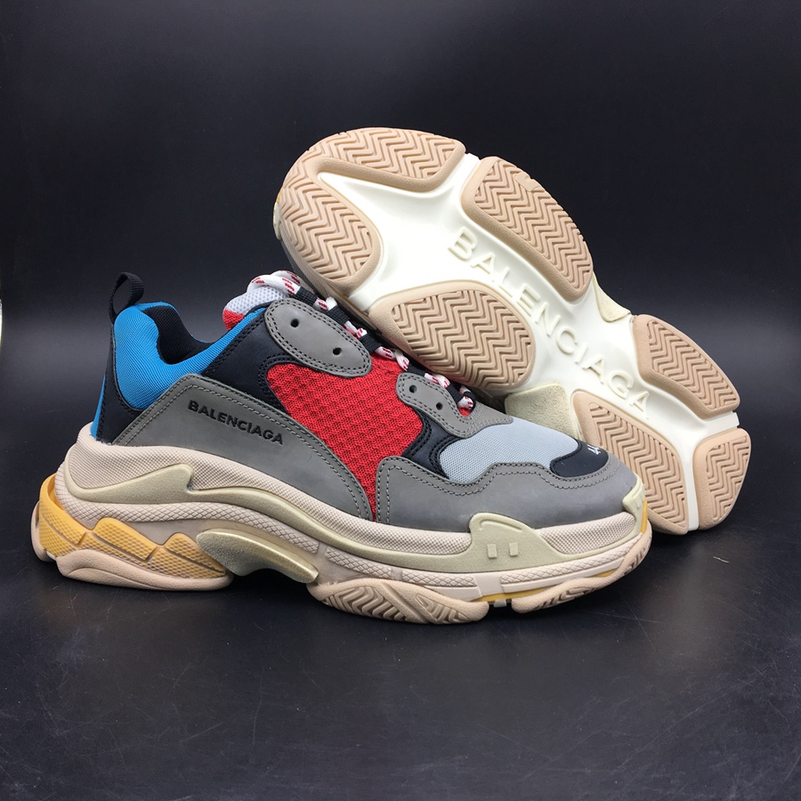 balenciaga triple s taupe multi