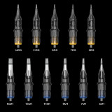20PCS Premium New Cartridge Tattoo Needles For Tattoo Machines Pen Grips Supply
