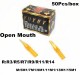 Box Of 50PCS Gold Shark Disposable Tattoo Sterile Tips Nozzles For Permanent Makeup Tattoo Tools Supply