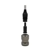 One 32mm Adjustable Suitable Comfortable Cartridge Needles Tattoo Machine Aluminum Alloy Grip Supply