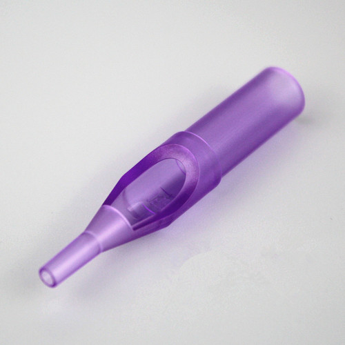 Box Of 50PCS Purple Disposable Tattoo Sterile Tips Nozzles For Permanent Makeup Tattoo Tools Supply