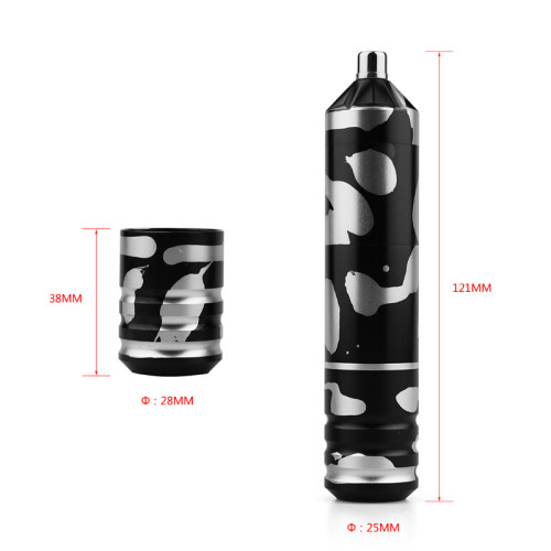 One Camouflage Style Rotary Cartridge Tattoo Pen With Free RCA Cord Supply