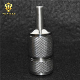 One 25mm Premium Stainless Steel Tattoo Machine Grip With Back Stem Supply