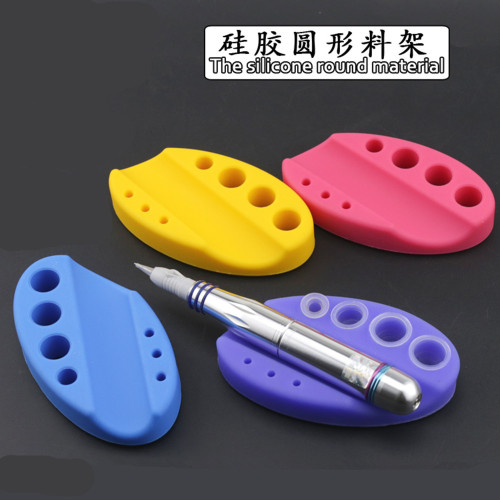 One Silicone Permanent Makeup Tattoo Pen Holder Ink Pigment Cup Holder Stand Supply