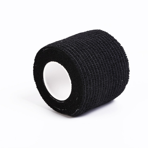 Black Tattoo Grip Bandage Cover Wraps Tapes Nonwoven Waterproof Self Adhesive Finger Wrist Protection Tattoo Accessories Supply