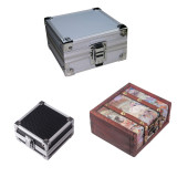 High Grade Pro Aluminum/Wooden Tattoo Machine Gun Box For Permanent Tattoo Machines Box Case Kit Accessories Tools Supply
