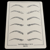 10PCS 6 X 8 Inches Stencil Tattoo Practice Skin For Permanent Tattoo Eyebrow Accessories Supply