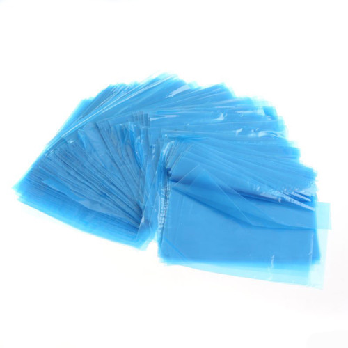 250PCS Plastic Clear Blue Tattoo Machine Cover Bags Sleeves For Permanent Tattoo Equipment Accessories Tool Supply