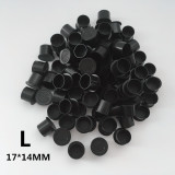 1000PCS Top Black Steady Tattoo Ink Cups Small Medium Large Size Clear Self Standing Tattoo Ink Cup Cap Supply