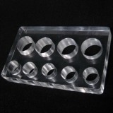 Acrylic Tattoo Ink Cup Stand Holder For Permanent Makeup Microblading Pigment Storage Caps Tattoo Container Supply
