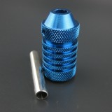 One 25mm Aluminum Alloy Tattoo Machine Grip With Set Screws & Tube For Eyebrow Tattoo Handle Tools Supply