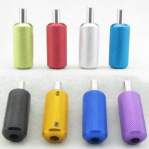 One 22mm Aluminum Alloy Tattoo Machine Grip With Back Stem & Set Screws For Eyebrow Makeup Tattoo Tools Supply