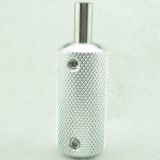 One 22mm Aluminum Alloy Tattoo Machine Grip With Back Stem & Set Screws For Eyebrow Makeup Tattoo Tools Supply