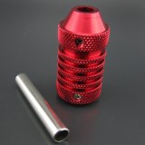 One 25mm Aluminum Alloy Tattoo Machine Grip With Set Screws & Tube For Eyebrow Tattoo Handle Tools Supply