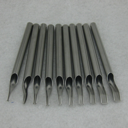 1PC Flat/Magnum 5/7/9/11/15/17F Round 3/5 7/9 11/14 16/18 105mm Extra Long Stainless Steel Tattoo Tips Tubes Supply