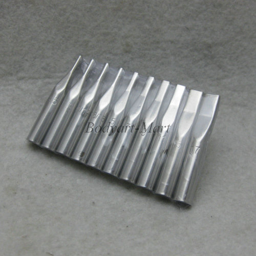 10PCS 48mm Short Stainless Steel Tattoo Tips Nozzle For Tattoo Machine Needles Accessories Supply