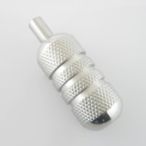 One 22mm Premium Stainless Steel Tattoo Machine Grip With Back Stem Supply