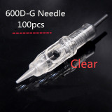 100PCS 600D-G 1/2/3/5/7/9RL RS F RM Disposable Sterilized Permanent Makeup Cartridge Needles Tips For Eyebrow Lip Tattoo Supply