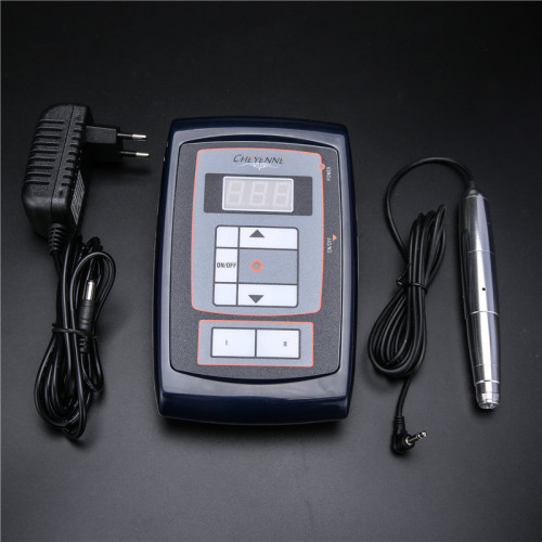 One Permanent Makeup Machine Pen With Swiss Motor & Power Supply For Eyebrows Lips Body Tattoo Supply