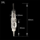 100PCS 600D-G 1/2/3/5/7/9RL RS F RM Disposable Sterilized Permanent Makeup Cartridge Needles Tips For Eyebrow Lip Tattoo Supply