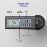 New Arrival Mini 2000mah Wireless RCA/DC Connector Battery With LCD Screen For Tattoo Rotary Pen Machine Supply