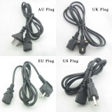 One EU AU US UK AC Power Cord Cable For Tattoo Power Supply