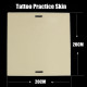 One High Quality Blank Tattoo Practice Skin Thick 20 x 20cm Fake Imitation Skin Leather Tattoo Accessories Supply