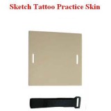One High Quality Blank Tattoo Practice Skin Thick 15 x 15cm Fake Imitation Skin Leather Tattoo Accessories Supply