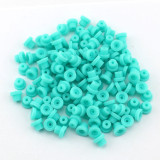 100 × Silicone Half Grommets (Top Hats) For Tattoo Machine Needles Parts Supply