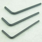 Set Of 3PCS Hex L-Key Shape Allen Wrench Tools Supply - Black Oxide Finish