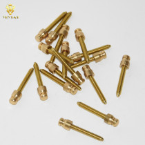Lot Of 5PCS 4mm Thread Brass Solid Contact Screws For Coils Tattoo Machine Supply
