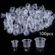 100PCS Size 8/12/15MM Tattoo Ink Cups Caps For Professional Permanent Tattoo Accessories Supply