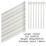 Lot Of 200PCS Tattoo Needle Bars With Round Tip Supply