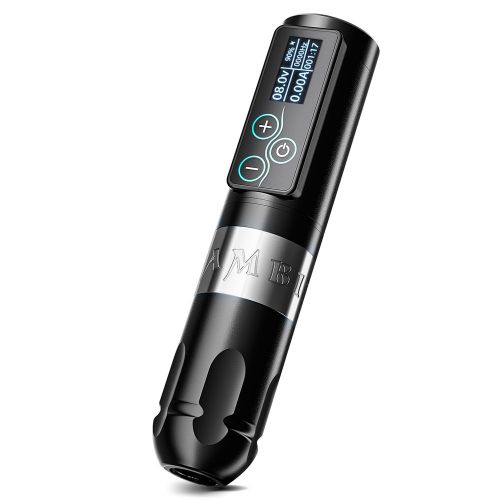 ORIGIN AMBITION Vibe 2 Wireless Tattoo Machine Pen W Digital LED Display Portable Bag