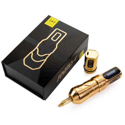 New Cartridge Tattoo Pen Machine Gun With Extra Rechargeable Wireless Battery