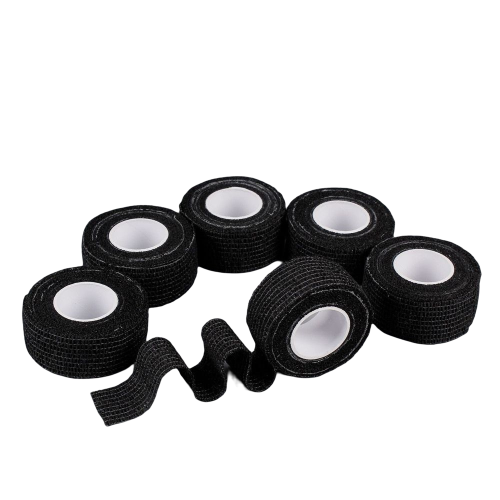 24 Rolls Self Adhesive Bandage Elastic First Aid Tape For Sports Recovery Pet Finger Wrist Tattoo Wrap Supply 2.5/5cm x 4.5m