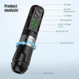 LED Display 1800mAh Lithium Battery Coreless Motor Tattoo Machine Pen