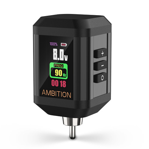 Ambition Wireless Tattoo Battery Power 2200mAh With RCA Interface For Rotary Tattoo Pen Machine Supply