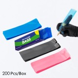 Tattoo Pen Covers, 200pcs Disposable Tattoo Cartridge Pen Machine Sleeves Bags Supply