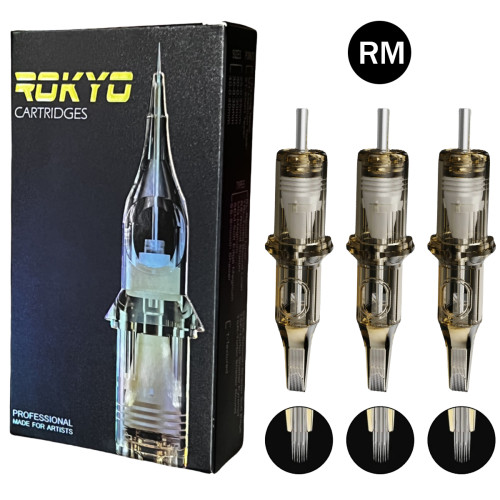 ROKYO Pro Tattoo Needle Cartridges - Curved Magnum