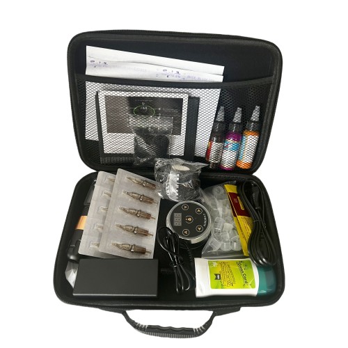 Portable Tattoo Travel Case Black Blank Box Safety Protection Hard Case Hand Bag For Tattoo Equipment