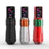 Newest ROKYO Wireless Tattoo Pen Machine With Adjustable 2.4-4.2mm Stroke 2000mAh Rechargeable Battery