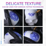 Silicone 3D Skull Training Skin For Tattoo Beginner Makeup Accessories Decoration Supply