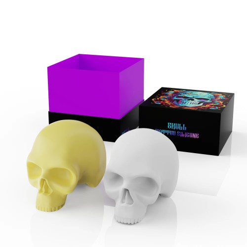 Silicone 3D Skull Training Skin For Tattoo Beginner Makeup Accessories Decoration Supply