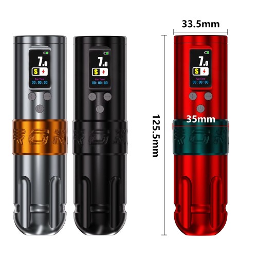 ROKYO X1 Wireless Tattoo Pen Machine - Featuring 1600mAh Battery & Brushless Motor