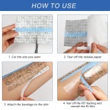 Tattoo Aftercare Bandage Roll, Waterproof Transparent Tattoo Repair Film Supply