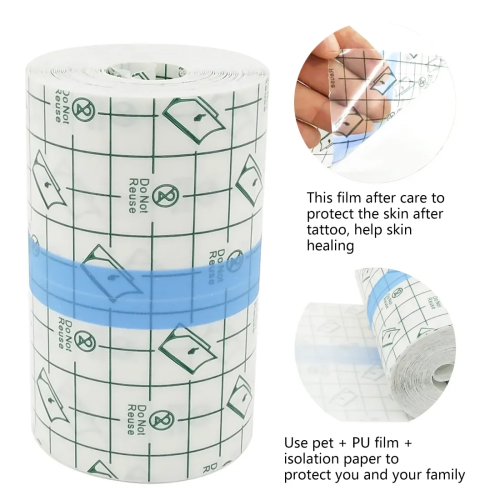Tattoo Aftercare Bandage Roll, Waterproof Transparent Tattoo Repair Film Supply