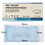 200pcs Manicure Sterilization Bags: Made of Medical-Grade CPP/PET Film, Suitable for Dentistry and Nail Care