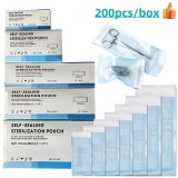 200pcs Manicure Sterilization Bags: Made of Medical-Grade CPP/PET Film, Suitable for Dentistry and Nail Care